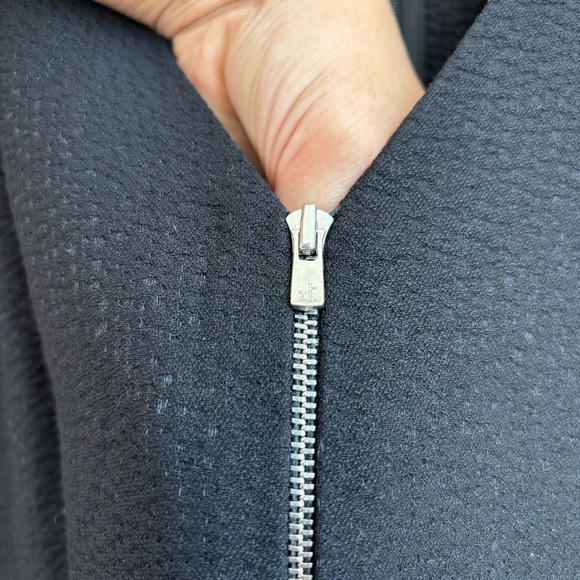 NWT Sandro Sheath Dress Black Peplum, Size 3/ US L-8 - Picture 5 of 13